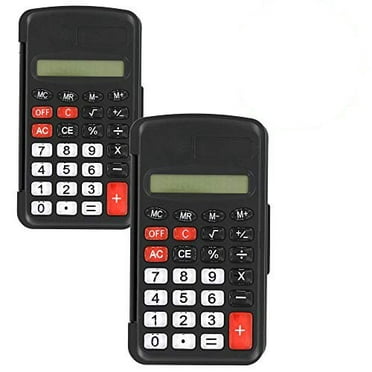 Innovera 15920 Handheld Calculator With Hard Flip Case s 8 Character - Lcd